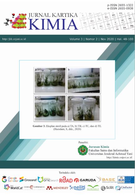 Cover Jurnal Kartika Kimia
